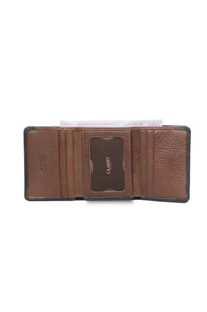 Guard Kahverengi Hakiki Deri Üçe Katlanır Model Erkek Cüzdan // GRD260225WTT1302