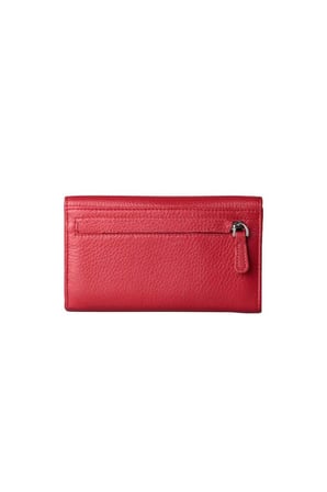 Guard Kırmızı Hakiki Deri Çıt Çıtlı Kadın Cüzdan // GRD260226WT1681