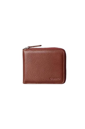 Guard Taba Hakiki Deri Tam Fermuarlı Yatay Model Mini Cüzdan // GRD260226WT1685