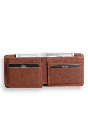 Guard Taba Hakiki Deri Özel Dikiş Desenli Spor Model Erkek Cüzdan // GRD260226WT1750