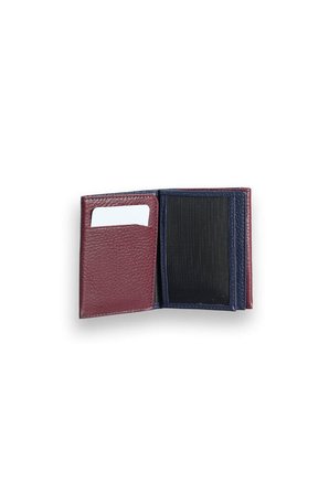 Guard Lacivert - Bordo Çift Renk Bölmeli Hakiki Deri Kredi Kartlık - GRD260404WT1747