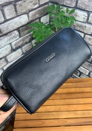Guard Siyah Hakiki Deri Unisex El Çantası // GRD260701WT1340
