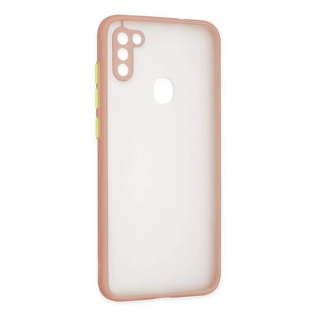 Samsung Galaxy A11 Kılıf Montreal Silikon Kapak - Pembe
