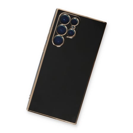 Samsung Galaxy S22 Ultra Kılıf Volet Silikon - Siyah