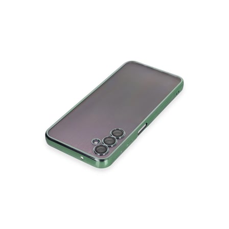 Samsung Galaxy A14 4g Kılıf Razer Lensli Silikon - Yeşil