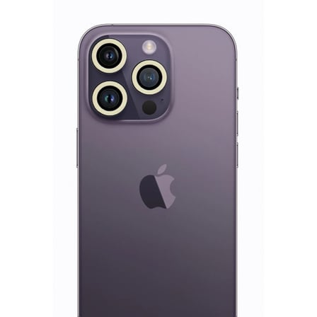 Apple İphone 12 Pro Neon Fosforlu Kamera Lens - Beyaz