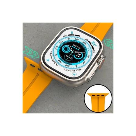 Apple Watch 38mm Kr412 Elegance Stylısh Kordon (saat Değildir) - Koyu Yeşil