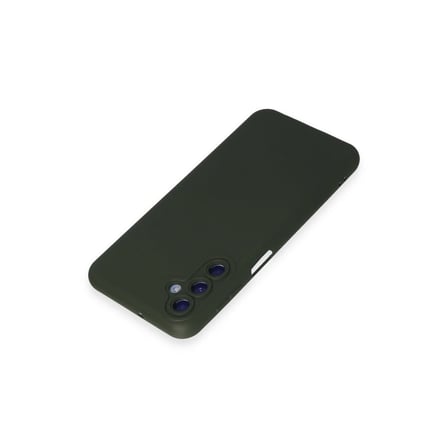 Samsung Galaxy M34 5g Kılıf Nano İçi Kadife Silikon - Koyu Yeşil