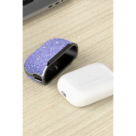 Onegif Apple Airpods 2 (2.nesil) Bright Simli Airpods Kapak - Gümüş