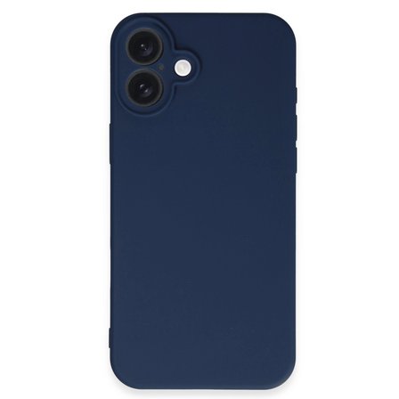 Apple İphone 16 Kılıf First Silikon - Lacivert