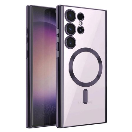 Samsung Galaxy S25 Ultra Kılıf Kross Magneticsafe Kapak - Mor