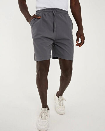 Gardolap VIP Giyim Erkek Boyfriend Kalıp Keten Karışımlı Likralı Bağlamalı Şort