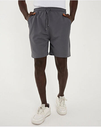 Gardolap VIP Giyim Erkek Boyfriend Kalıp Keten Karışımlı Likralı Bağlamalı Şort