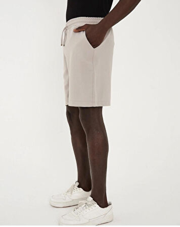 Gardolap VIP Giyim Erkek Boyfriend Kalıp Keten Karışımlı Likralı Bağlamalı Şort