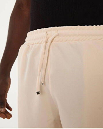 Gardolap VIP Giyim Erkek Boyfriend Kalıp Keten Karışımlı Likralı Bağlamalı Şort