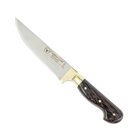 (GÜRDAMUR TİCARET)  Sürmene Cumhur Çelik 61010 Kasap Kurban Bıçağı, 15,5 cm, Venge Sap