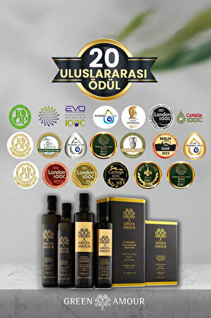 Green Amour Soğuk Sıkım 0,3 Asit 500 ML %100 Natürel Sızma Zeytinyağı