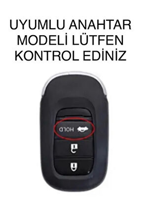 Yeni Honda Civic Fe1 Sustasız Anahtar Koruma Kılıfı Lütfen Anahtar Teyit Yapınız