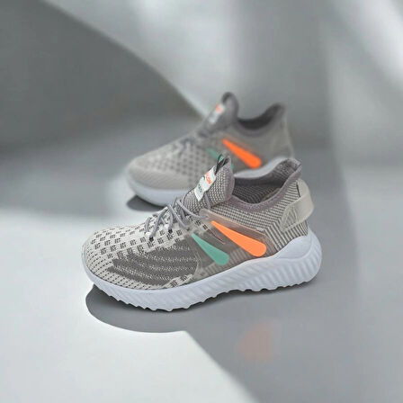 ERKEK ÇOCUK GRİ TRİKO GÜNLÜK SNEAKER 