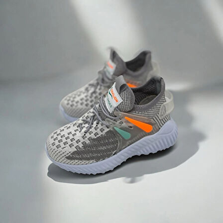 ERKEK ÇOCUK GÜNLÜK GRİ TRİKO SNEAKER 