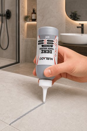 1 Adet Hazır Derz Dolgu Macunu 220 Gr Gri, Fayans Seramik Mermer ve Cam Mozaik Derz Tamir Dolgusu, Suya Dayanıklı, Hızlı Kuruyan, Esnek, Çatlama Yapmayan, İç Dış Mekan, Tüp Uçlu Kolay Uygulama