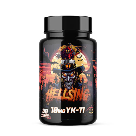 GRİMLABS HELLSING YK11+DHEA+ZİNC 10 MG 30 SERVINGS MYOSTATIN INHIBITOR