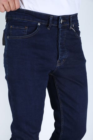 Erkek Regular Fit Rahat Kesim Esnek Likralı Denim Jeans Kot Pantolon