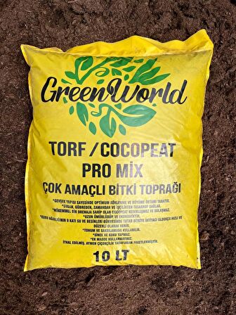 10 Litre İthal Çok Amaçlı Bitki Toprağı Torf Cocopeat Pro Mix - Kokopit Özel Karışım Saksı Harcı