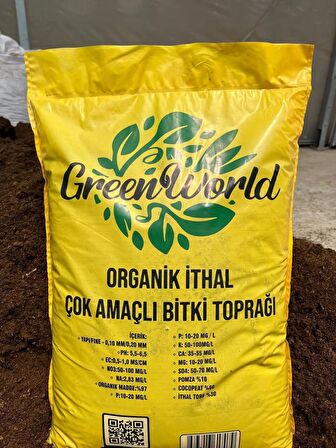 10 Litre İthal Çok Amaçlı Bitki Toprağı Torf Cocopeat Pro Mix - Kokopit Özel Karışım Saksı Harcı