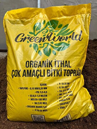 20 Litre İthal Çok Amaçlı Bitki Toprağı Torf Cocopeat Pro Mix - Kokopit Özel Karışım Saksı Harcı