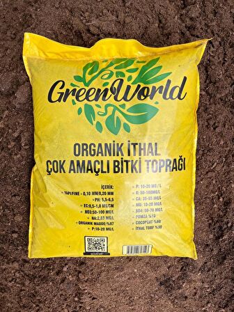 20 Litre İthal Çok Amaçlı Bitki Toprağı Torf Cocopeat Pro Mix - Kokopit Özel Karışım Saksı Harcı