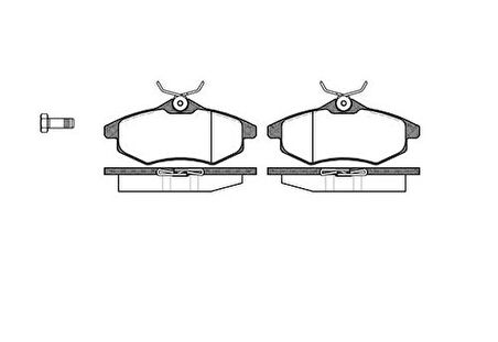 Grap 93854 Ön Fren Balatası C2 C3 C3 Plurıel 1.1 1.4I 1.6Hdı 03>