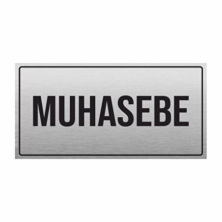 MUHASEBE YÖNLENDİRME LEVHASI METAL PR-2