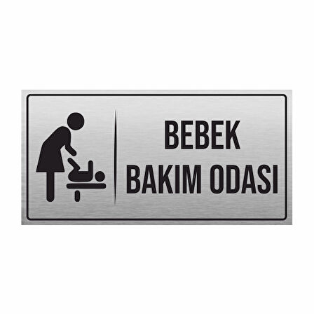 BEBEK BAKIM ODASI YÖNLENDİRME LEVHASI METAL PR-8