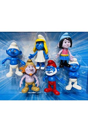 The Smurfs 2 Şirinler 6 Model Figür Pasta Süsü