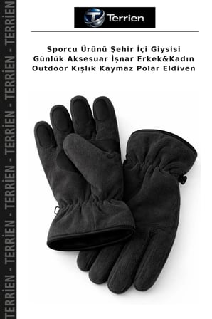 Sporcu Ürünü Şehir İçi Giysisi Günlük Aksesuar İşnar Erkek&Kadın Outdoor Kışlık Kaymaz Polar Eldiven