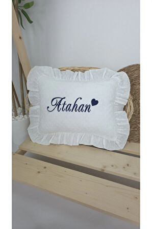 Müslin Yeni Doğan 2Katlı Organik %100Pamuk Kişiye Özgü Nakışlı Hastane Çıkış Seti (Kalpli Model-2)