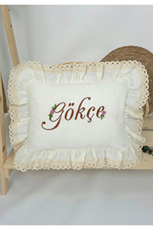 Müslin Yeni Doğan 4Katlı Organik %100Pamuk Kişiye Özgü Nakışlı Hastane Çıkış Seti (Papatya Model-8)