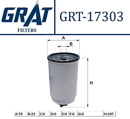 Grat 17303 Mazot Filtresi Transıt V347 06>