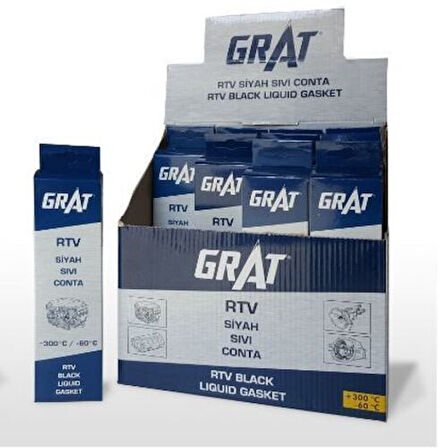 Grat 20510 Rtv Siyah Sıvı Conta 80 Ml 703141410