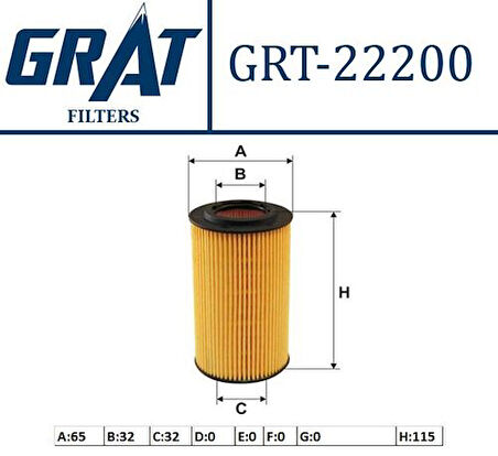 Grat 22200 Yağ Filtresi Vıto-Vıano 03>