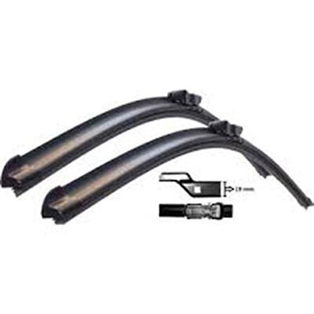 SİLECEK SETİ PEUGEOT 3008 5008 2004 9 OPEL ZAFİRA C TOURER 11&gt; 650-700MM 26-28