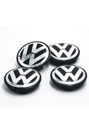 Volkswagen Orjinal Tip Jant Göbek Arması 55-65mm Takım 3b7601171
