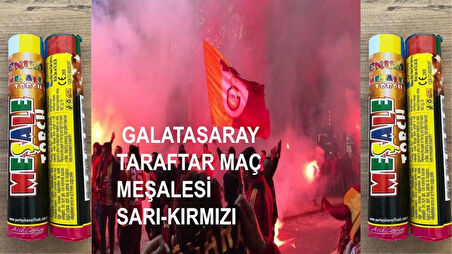 GALATASARAY TARAFTAR MEŞALESİ (SARI KIRMIZI)