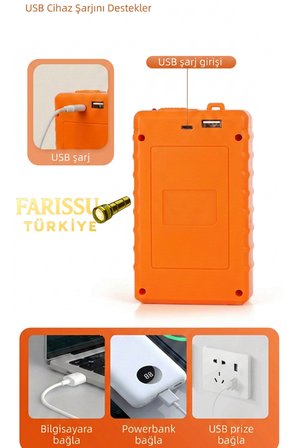 Gold Silver GS-875 Güneş Enerjili Power Bank