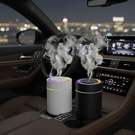 180ML RGB Işıklı Süper Sessiz Type-C Mini Hava Nemlendirici & Aroma Difüzör