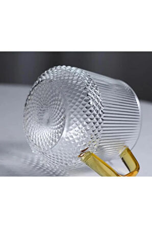 Modern Altın Kulplu Kahve & Çay Bardağı 350 Ml