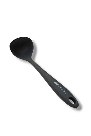 2'Lİ SİLİKON SET  1 adet kepçe 1 adet silikon kaşık(27.5cm)