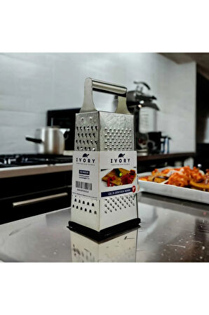 2 Tane Küçük Büyük Boy Çelik Geniş Dörtgen Rende 24.5cm ve 21,cm