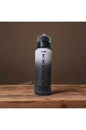 PARADİSE Çift Renkli 700 ml Sızdırmaz pipetsiz ip tutmaçlı Büyük Model Su Şişesi